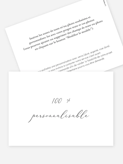 Personnalisation libre Personnalisation libre
