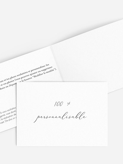 Carte de voeux Personnalisation libre