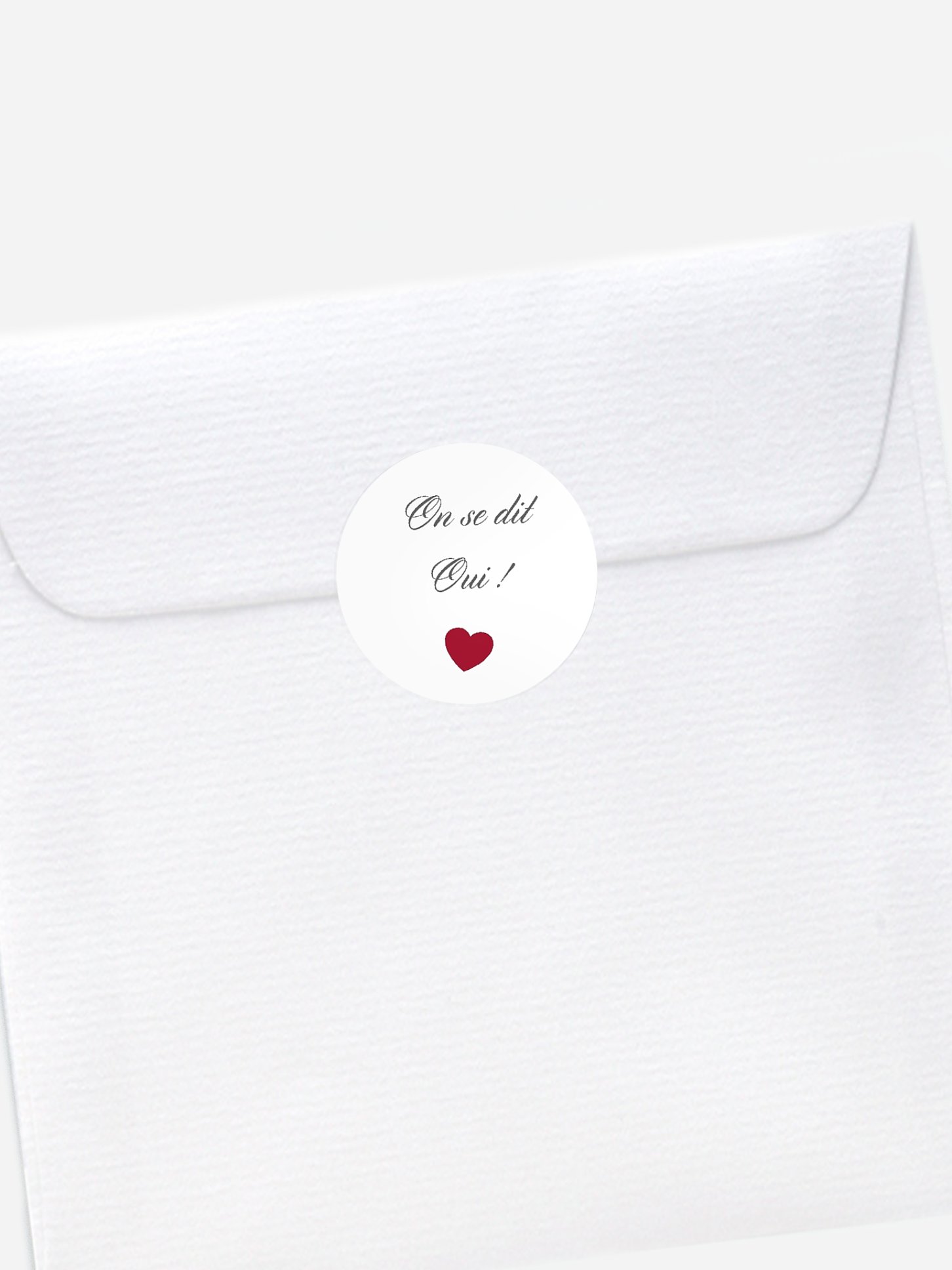 Stickers mariage On se dit Oui