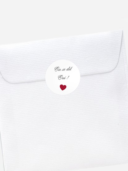 Stickers mariage On se dit Oui
