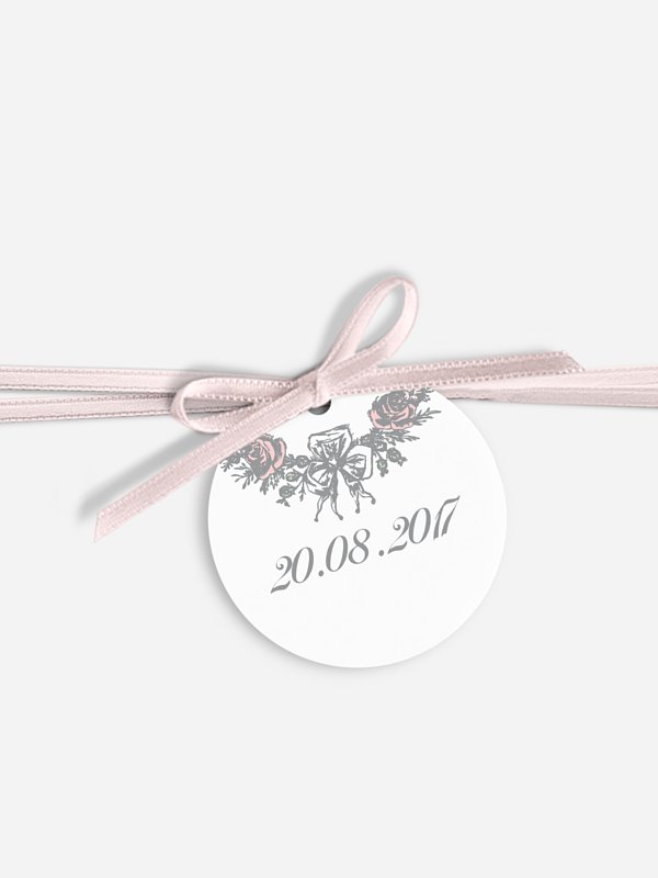 Anhänger mit Band zur Hochzeit Kamee