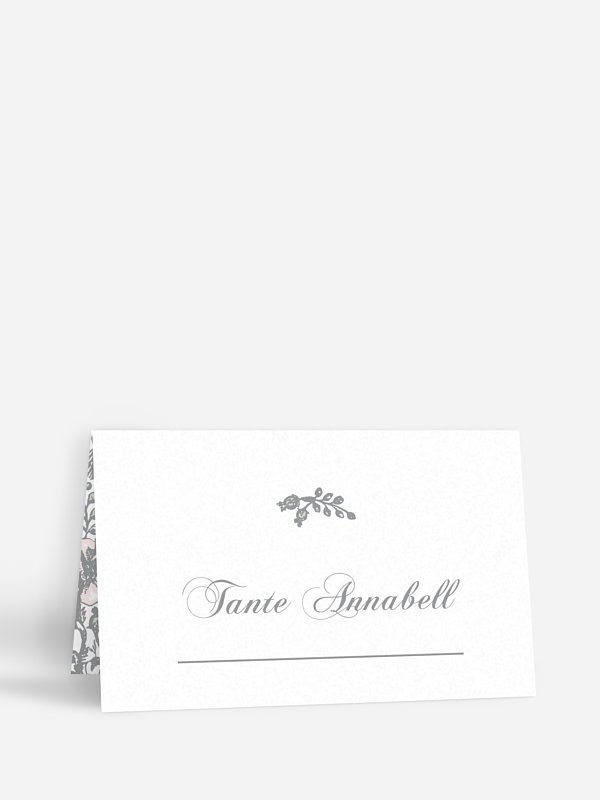 Tischkarte Hochzeit Kamee
