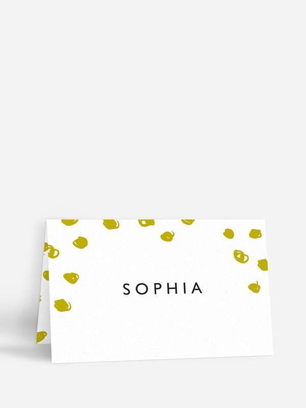 Marque-place mariage Confettis