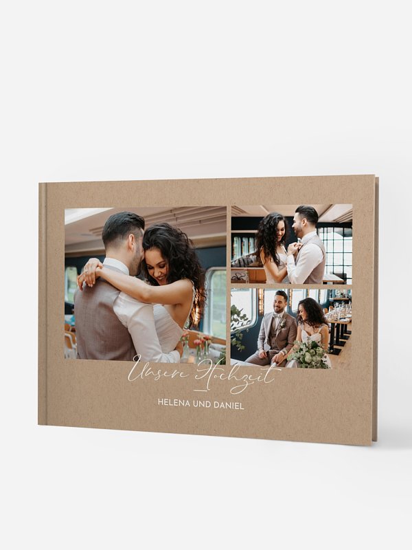 Fotobuch Hochzeit Bildertrio