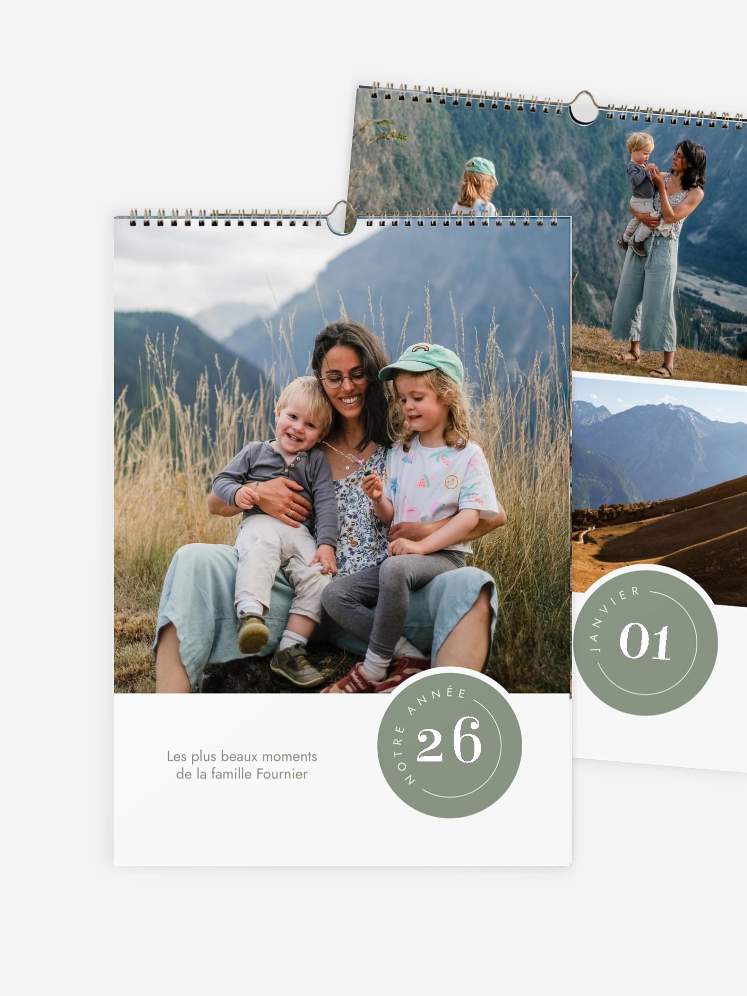 Calendrier mural Ronde annuelle
