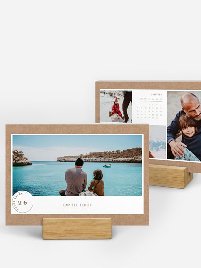 Calendrier Tampon de souvenirs