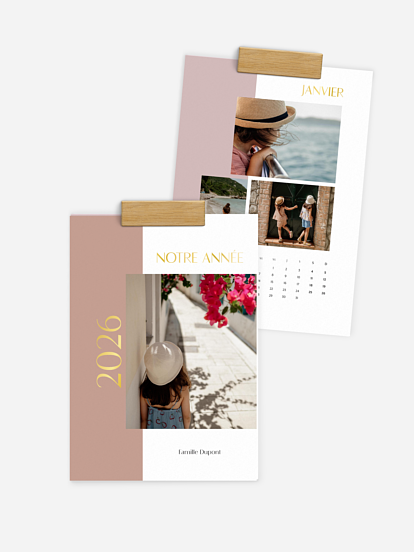 Calendrier mural Le temps en images