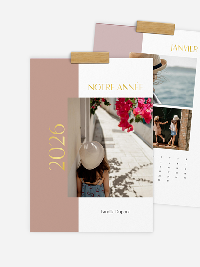 Calendrier mural Le temps en images