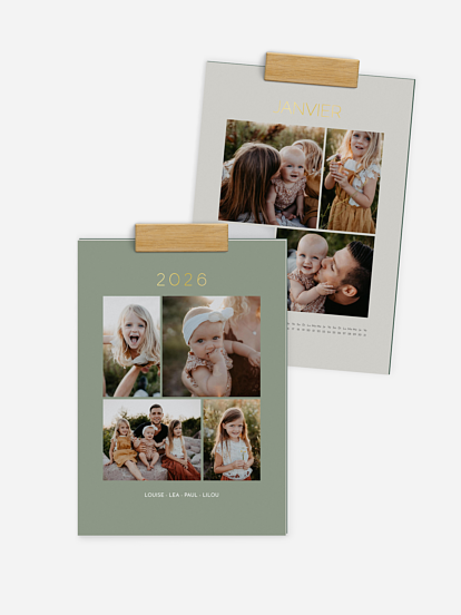 Calendrier mural Dans nos souvenirs