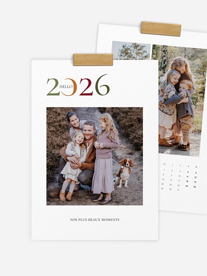 Calendrier mural Moments colorés