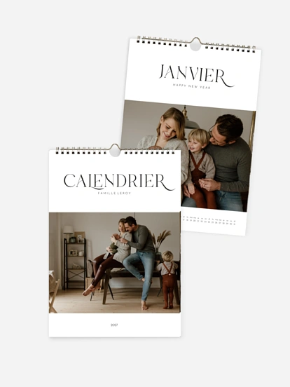 Calendrier mural Instants Intemporels