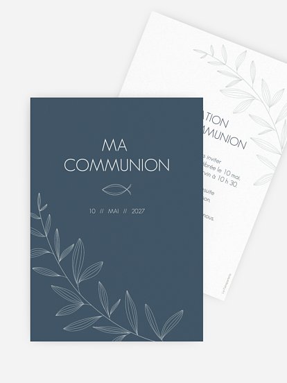 Invitation communion Modern Fish