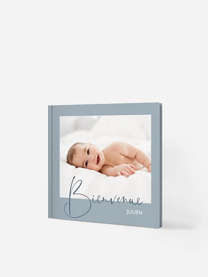 Album photo de bébé avec pages autocollantes, livre de souvenirs pour bébé  la première année, album