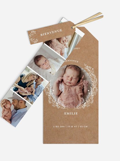 Faire-part naissance Douce colombe