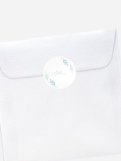 Stickers naissance Vigne dorée