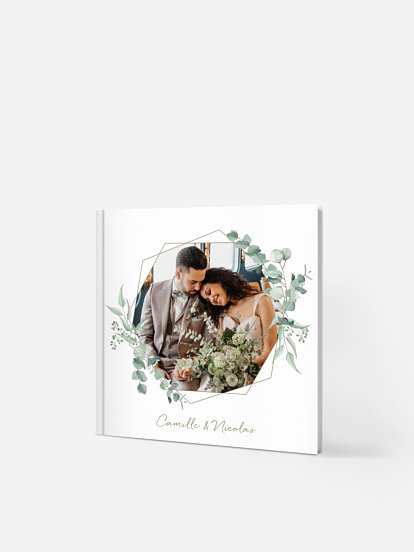 DazSpirit Album photo personnalisable en lin – Peut contenir 600 photos,  grande capacité, poches à enfiler, idéal pour albums de mariage, livres  photo