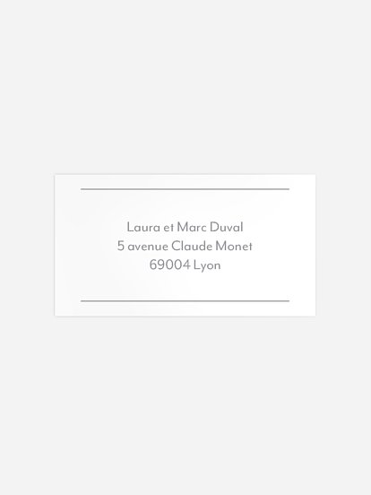 Étiquette destinataire naissance Mes amis lapins