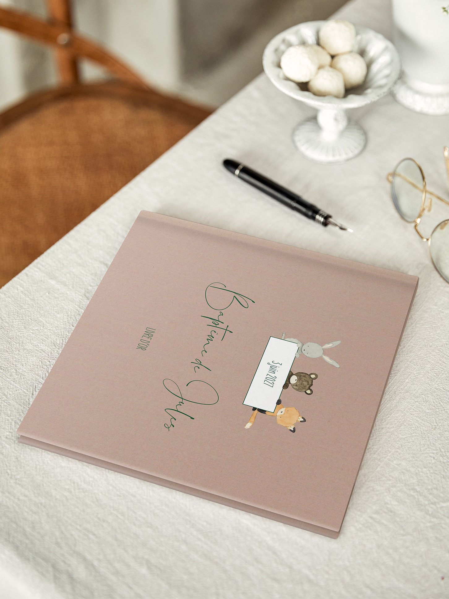 Livre d’or baptême Amis de la forêt