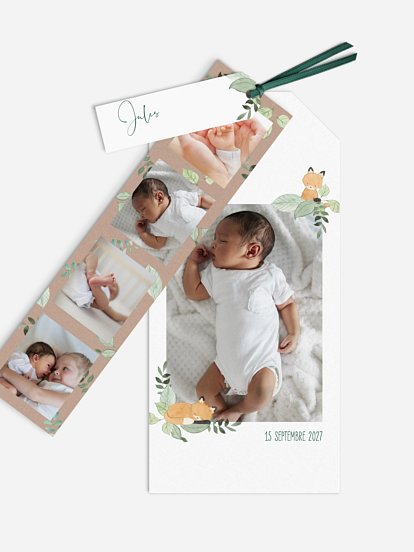 Faire-part naissance Bois dormant