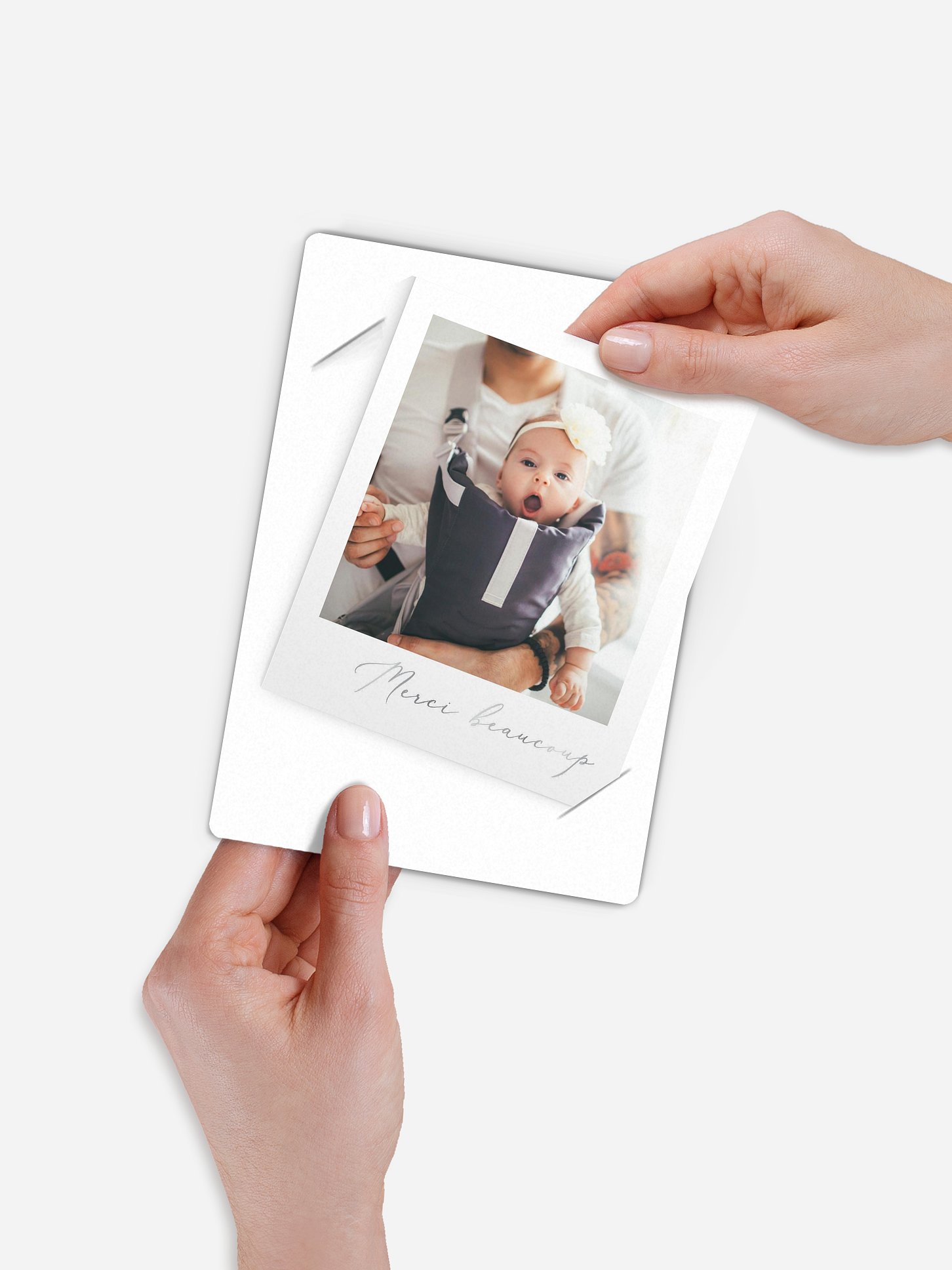 Carte remerciement naissance Petit miracle