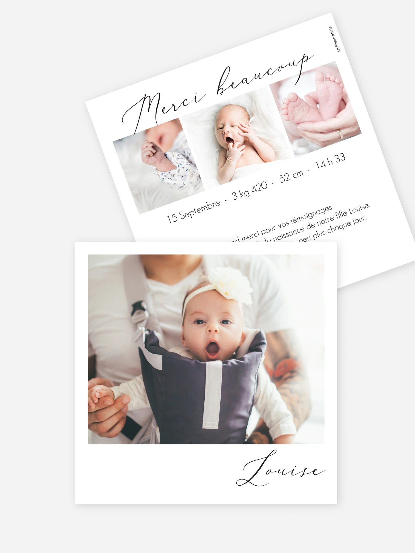 Faire-part naissance Petit miracle
