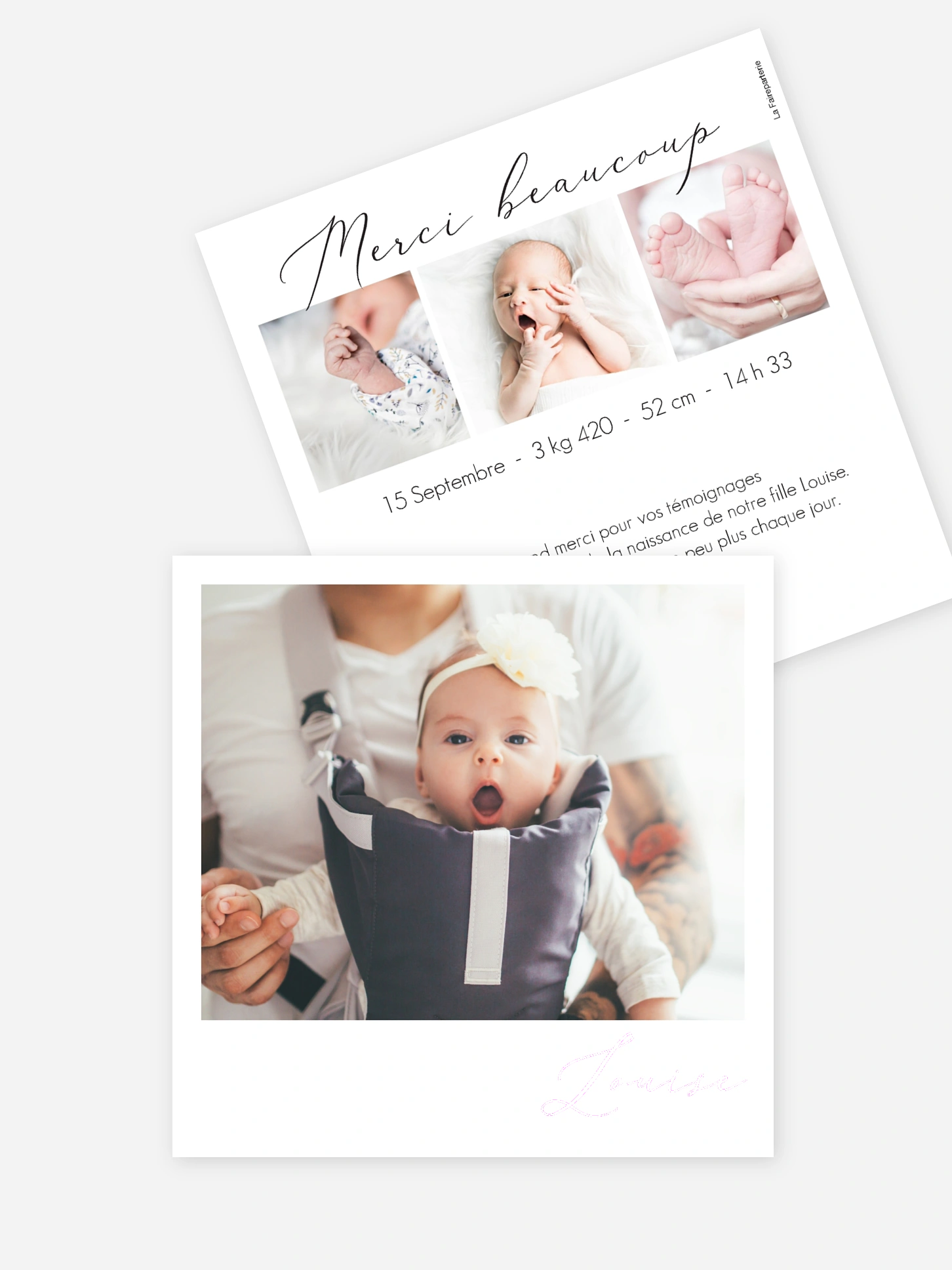 Faire-part naissance Petit miracle