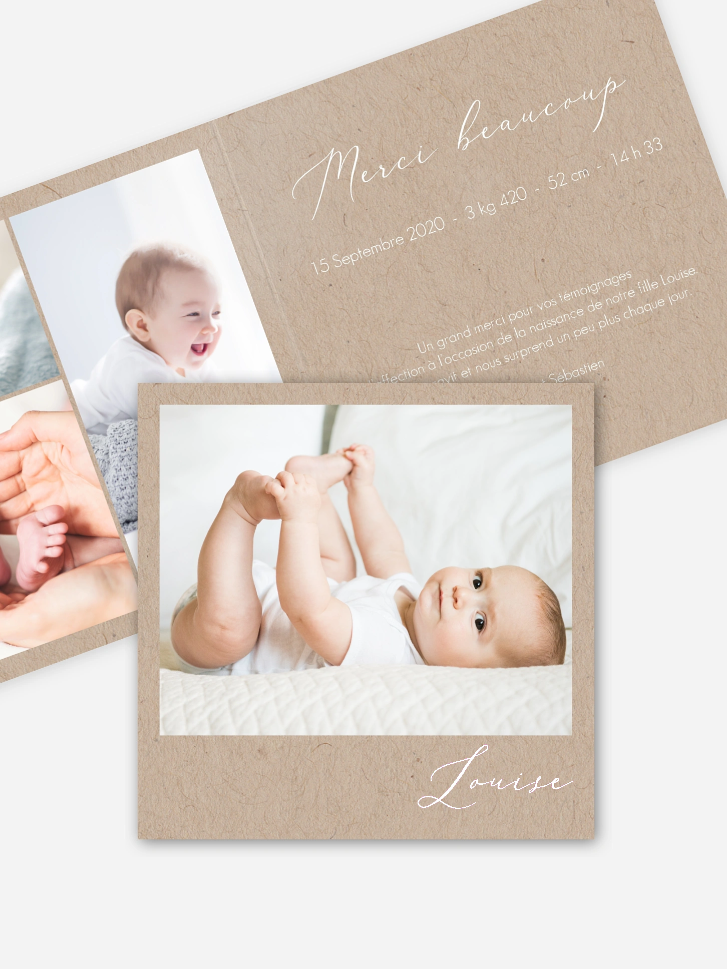 Faire-part naissance Petit miracle