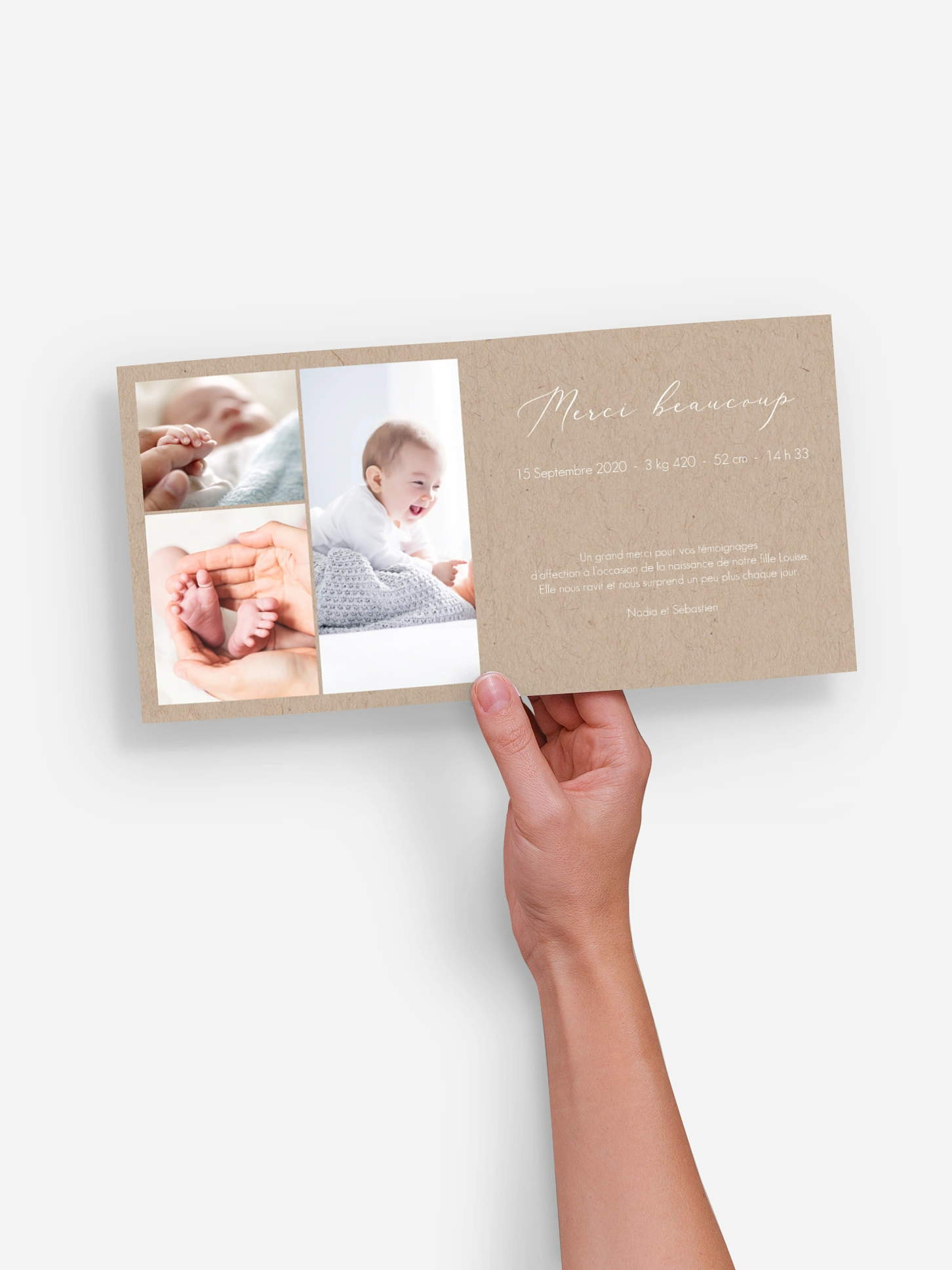 Faire-part naissance Petit miracle