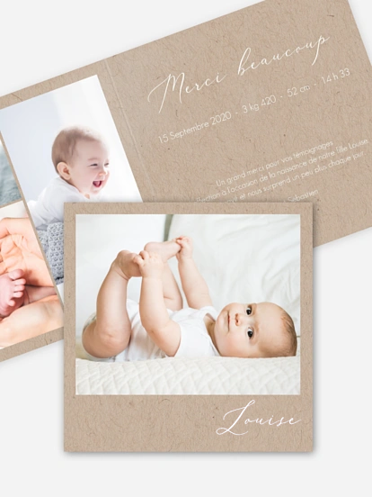 Faire-part naissance Petit miracle