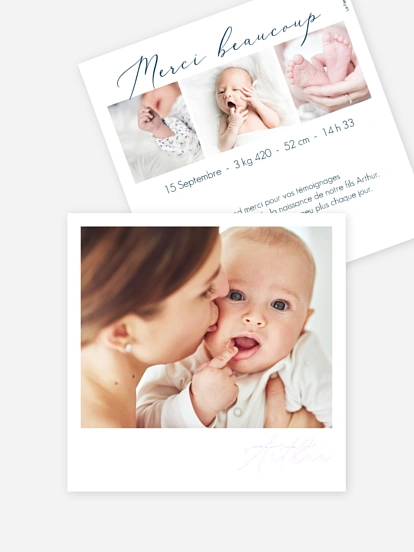 Faire-part naissance Petit miracle