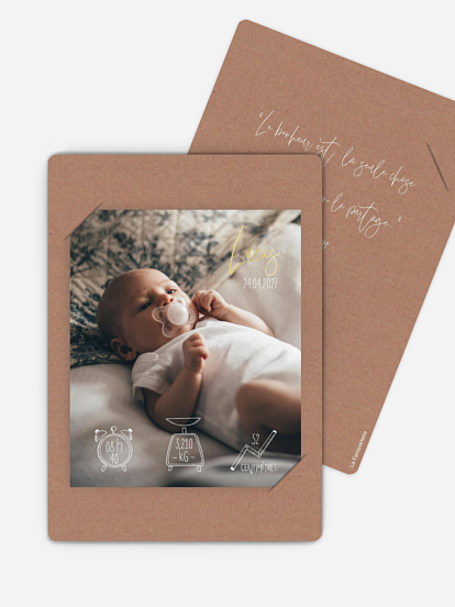 Faire-part naissance Jolies icônes