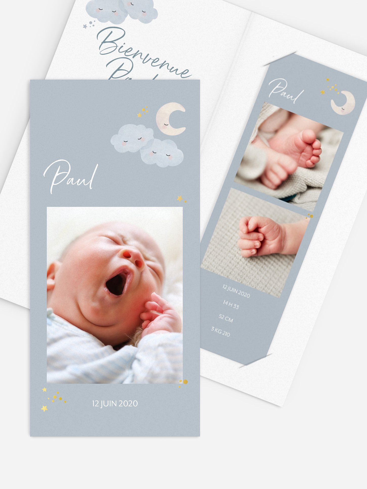 Faire-part naissance Sleepy