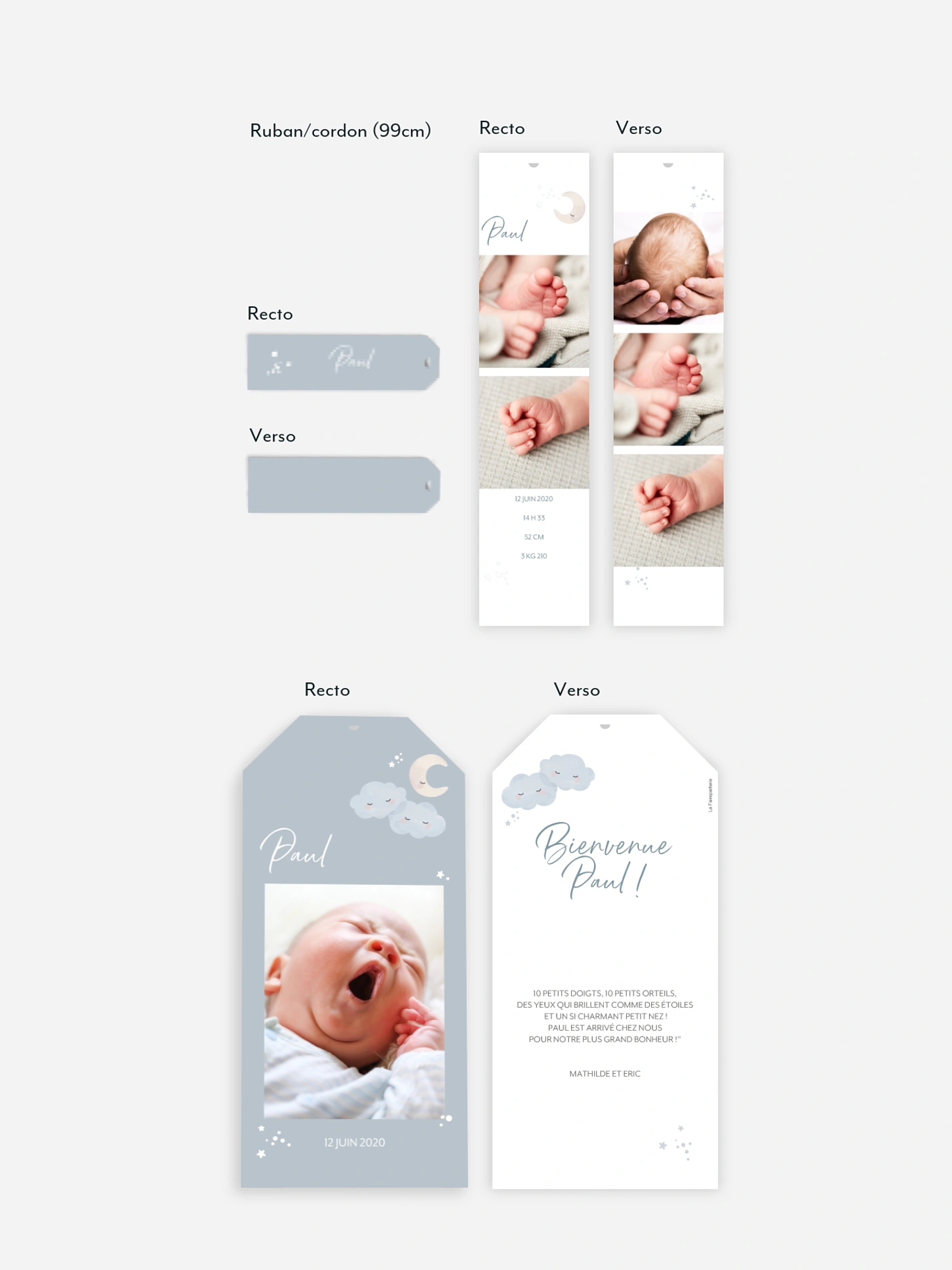 Faire-part naissance Sleepy