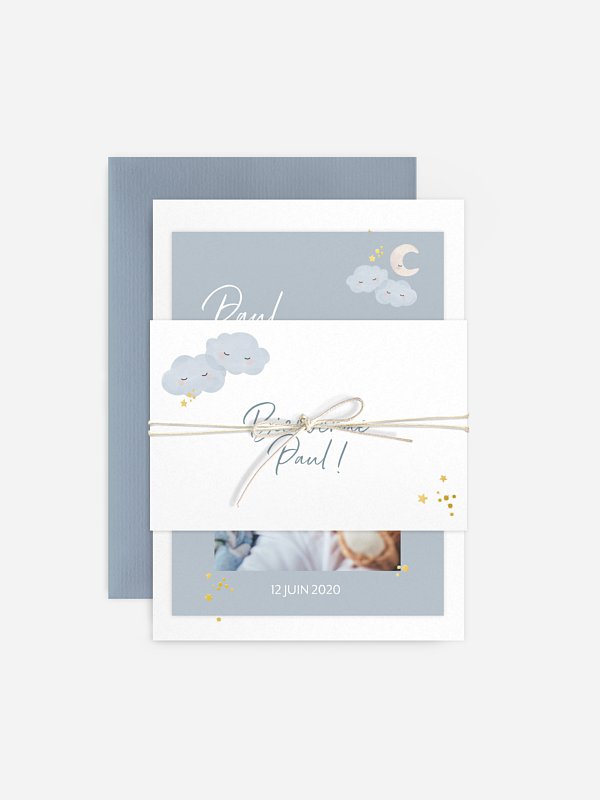 Faire-part naissance Sleepy