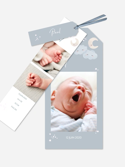 Faire-part naissance Sleepy
