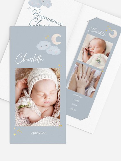 Faire-part naissance Sleepy