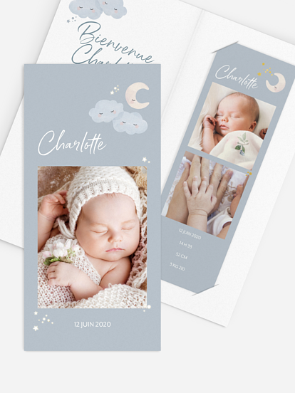 Faire-part naissance Sleepy 