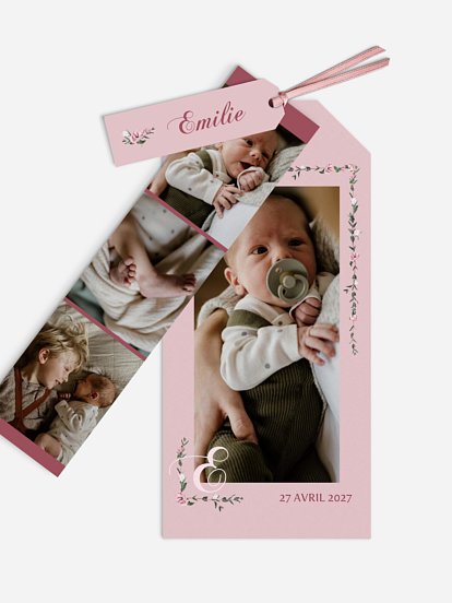 Faire-part naissance La Belle au bois dormant