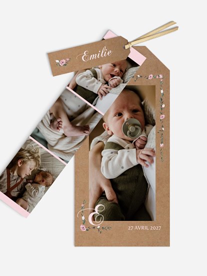 Faire-part naissance La Belle au bois dormant