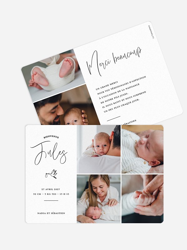 Faire-part naissance Envol
