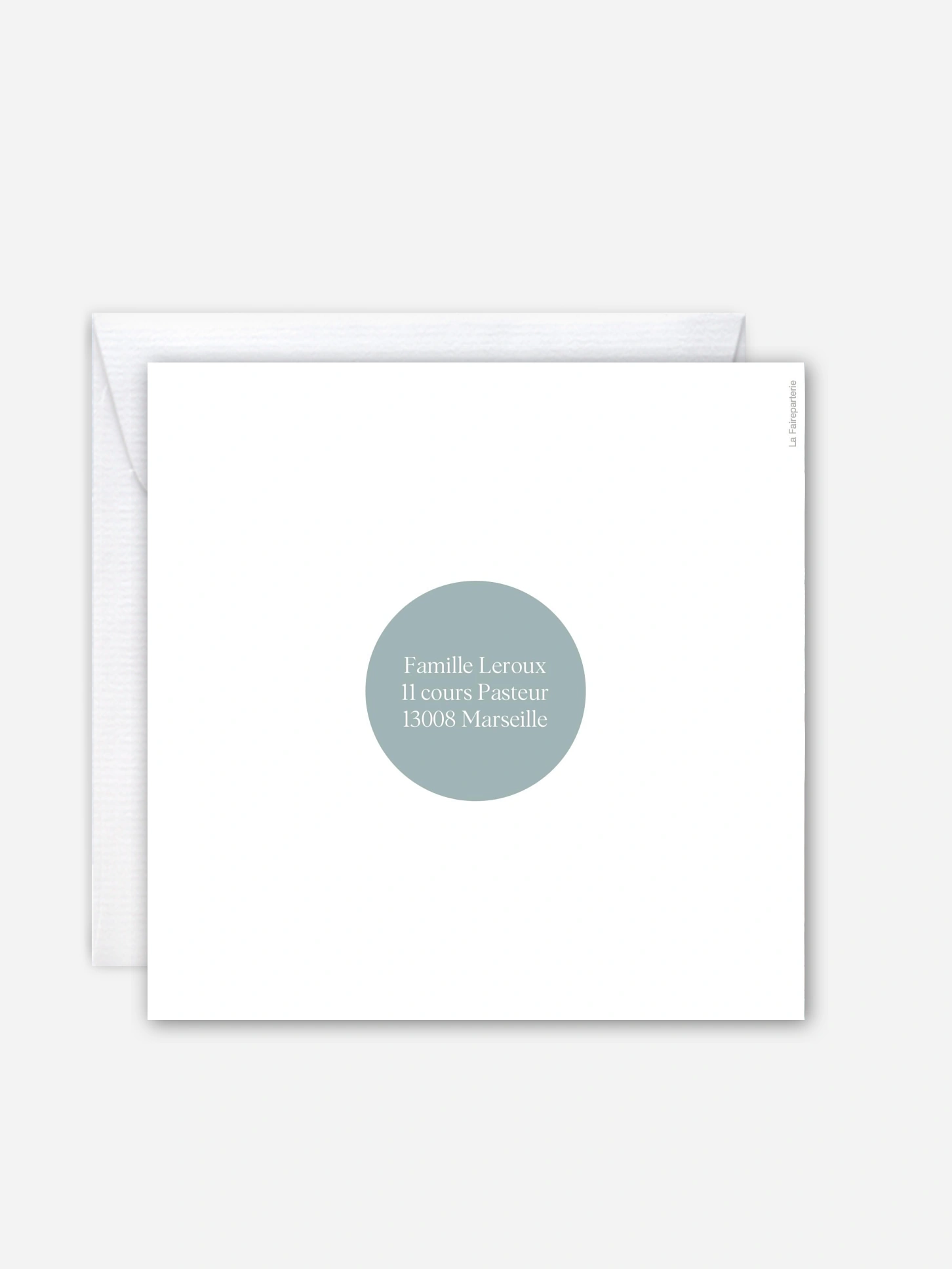 Carte remerciement naissance Tendre merci