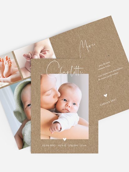 Hello little one papier kraft Hello little one papier kraft