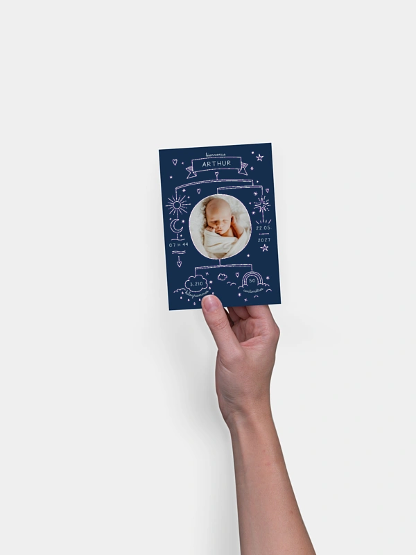 Faire-part naissance Joli mobile