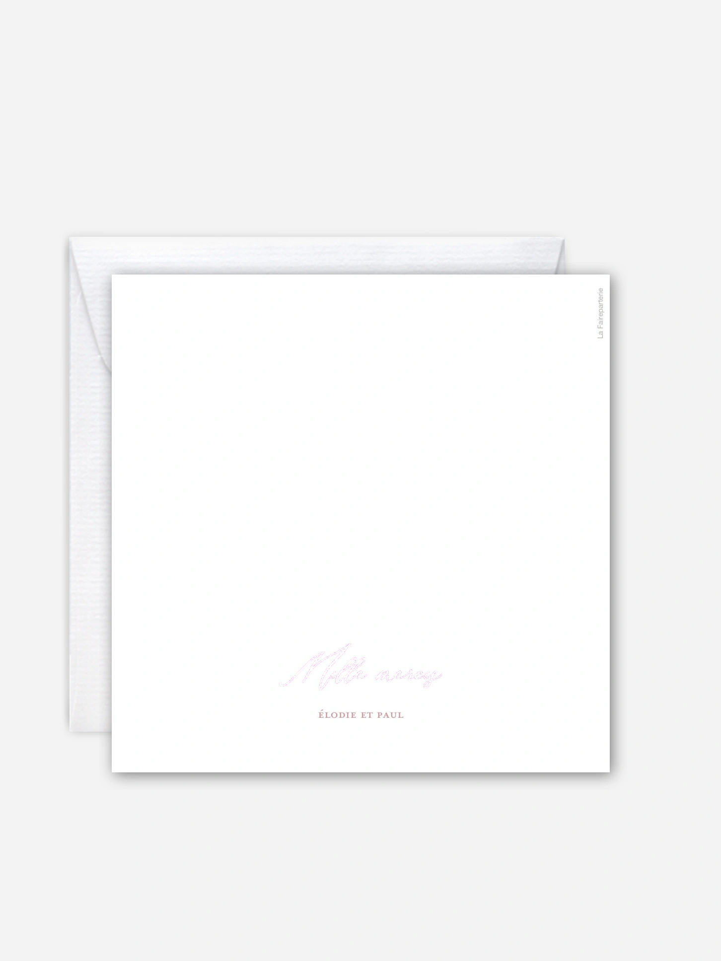 Faire-part naissance Rosé Love