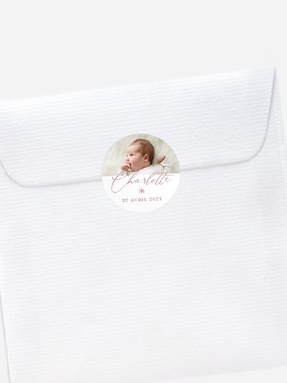 Stickers naissance Rosé Love