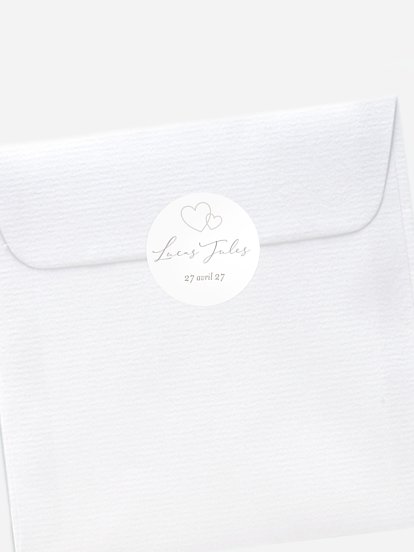 Stickers naissance Pure Heart