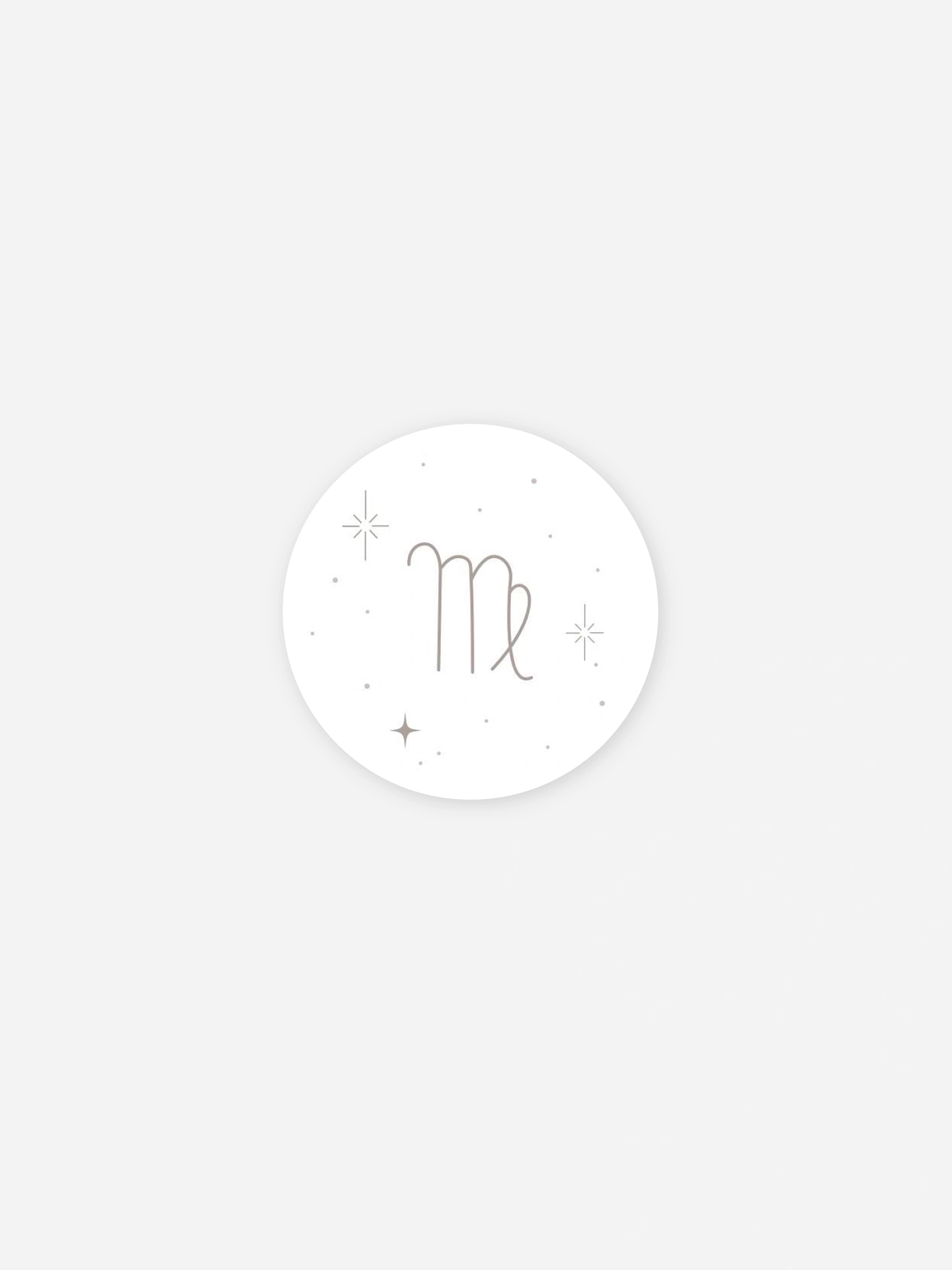 Stickers naissance Constellation de la Vierge