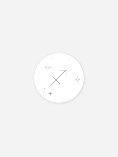 Stickers naissance Constellation du Sagittaire