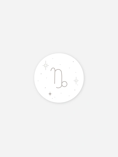 Stickers naissance Constellation du Capricorne 