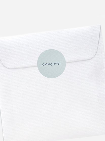 Stickers naissance Premier coucou